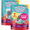 Vamoosh 6-in-1 Washing Machine Cleaner - Pink Grapefruit Scent - Hair Odour Limescale Removal - Antibacterial Deep Clean - 2 Sachets - Damaged Box