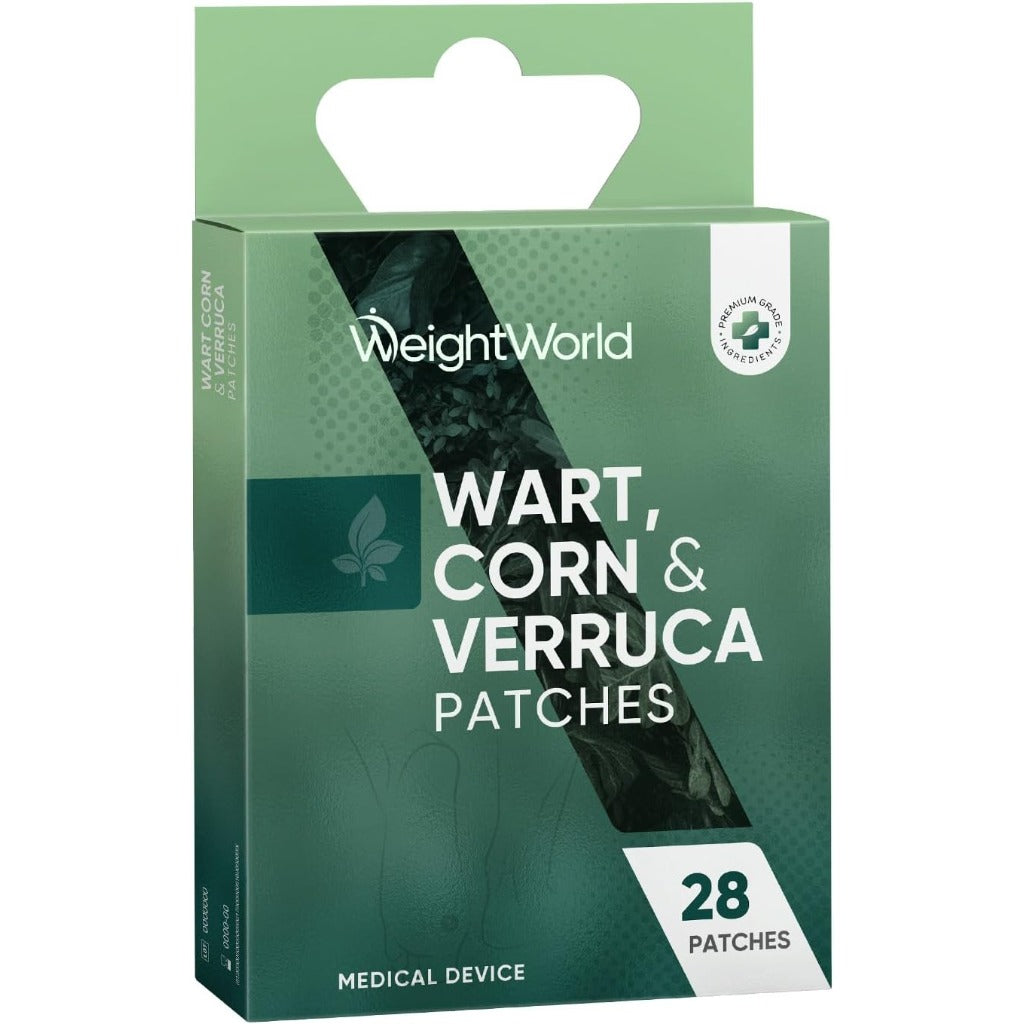 Wart & Corn Remover Patches - 28 Pack - Salicylic Acid Treatment for Hands & Feet - Verruca Removal Pads - Damaged Box