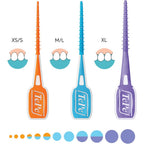 TePe EasyPick Dental Toothpicks - ISO M-L Blue - 60pcs - Plaque Removal - Interdental Cleaning Tool - New