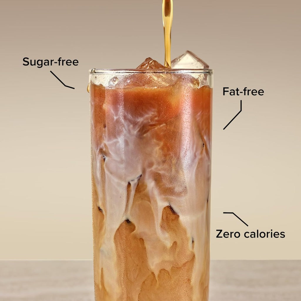 Bulk Zero Calorie Barista Syrup - Caramel 1 Litre - Sugar Free Vegan Coffee Tea Protein Shake Dessert Sweetener - New - BBE 03/2027