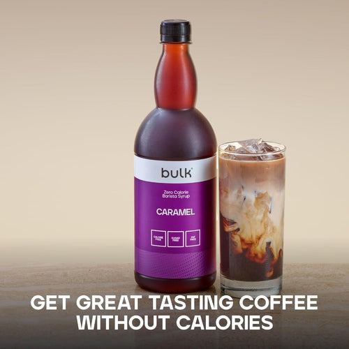 Bulk Zero Calorie Barista Syrup - Caramel 1 Litre - Sugar Free Vegan Coffee Tea Protein Shake Dessert Sweetener - New - BBE 03/2027