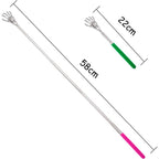 KUUQA 5 Pack Telescopic Back Scratcher, Portable Handheld Massage Stick Extendable Back Massager Tool (Color Random) - Very Good