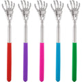 KUUQA 5 Pack Telescopic Back Scratcher, Portable Handheld Massage Stick Extendable Back Massager Tool (Color Random) - Very Good