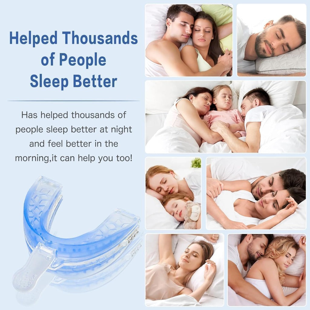 Anti Snoring Mouth Guard - Adjustable Sleep Apnea Snore Stopper Mouthpiece Device for Sleeping - Damaged Box