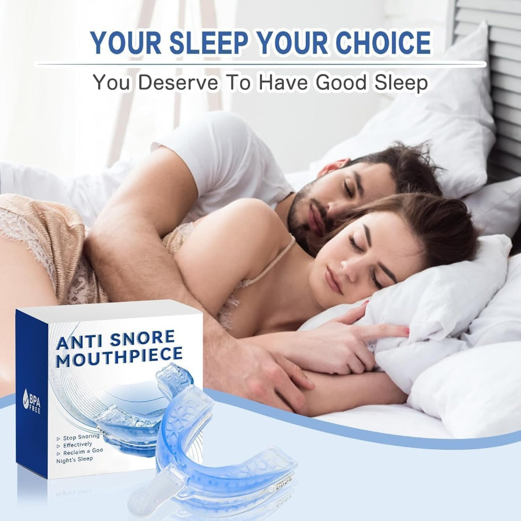 Anti Snoring Mouth Guard - Adjustable Sleep Apnea Snore Stopper Mouthpiece Device for Sleeping - Damaged Box