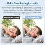 Anti Snoring Mouth Guard - Adjustable Sleep Apnea Snore Stopper Mouthpiece Device for Sleeping - Damaged Box