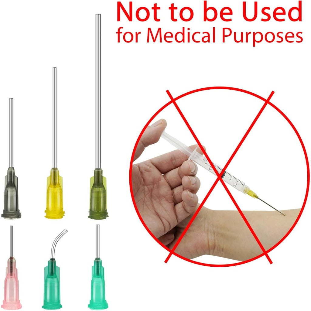 TRUEIN Colostrum Syringe Kit - 24 Pcs 1ml 3ml 5ml 10ml 20ml Plastic Syringes with Blunt Needles & Caps for Labs - Damaged Box