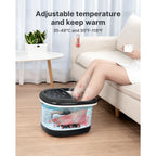 RENPHO Foot Spa Massager with Heater - Foot Bath Machine - Black - Relaxation & Circulation - Good