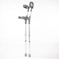 NRS Double Adjustable Crutches - Regular Height - Comfy Handle - Pair - Mobility Aid Walking Support - Good