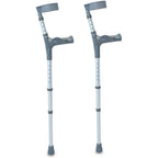 NRS Double Adjustable Crutches - Regular Height - Comfy Handle - Pair - Mobility Aid Walking Support - Good