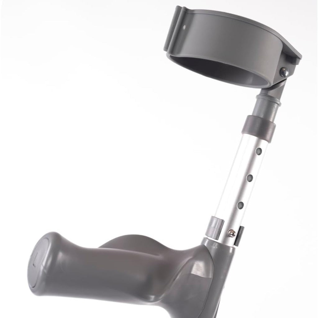 NRS Double Adjustable Crutches - Regular Height - Comfy Handle - Pair - Mobility Aid Walking Support - Good