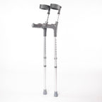 NRS Double Adjustable Crutches - Regular Height - Comfy Handle - Pair - Mobility Aid Walking Support - Good