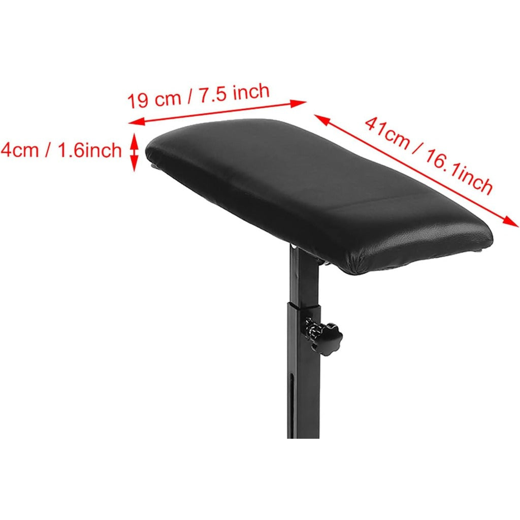 Tattoo Armrest Height Adjustable, Professional Leg Rest for Tattoo Studios and Beauty Salons, 63-95 cm - New