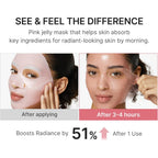medicube Jelly Gel Mask - Salmon DNA PDRN Pink Collagen - Hydrating Face Masks - 4 Pack Skincare - Damaged Box