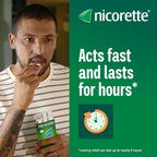 Nicorette Fruitfusion 4mg Gum - 105 Pieces - Stop Smoking & Vaping Aid - Nicotine Replacement Therapy NRT - Damaged Box - BBE 02/2029