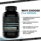 NutriVolv CLA Softgels 1000mg 180 Capsules - Conjugated Linoleic Acid Diet Weight Loss Supplement Fat Burner - New - BBE 12/2026