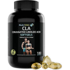 NutriVolv CLA Softgels 1000mg 180 Capsules - Conjugated Linoleic Acid Diet Weight Loss Supplement Fat Burner - New - BBE 12/2026