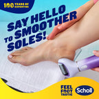 Scholl ExpertCare 2-in-1 File & Smooth Dual Speed Electric Foot File Pedi Hard Skin Callus Removal Battery Operated - Damaged Box