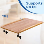 Days Overbed Table with Wheels - Height Adjustable - 61 x 40 cm - Mobility Aid Tray for Bedside Sofa Chair - Very Good