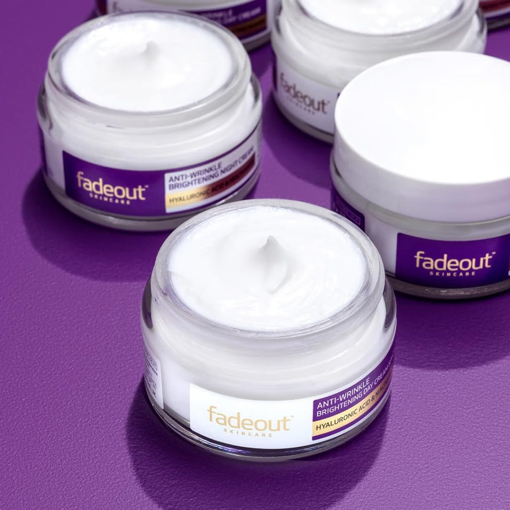 Fade Out Advanced+ Age Protection Day Cream - Even Skin Tone, SPF 25, Hyaluronic Acid, Niacinamide, 50ml Brightening - New - BBE 04/2031
