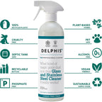 Delphis Eco Glass Window & Stainless Steel Cleaner - 700ml Spray Bottle Multi-Surface Eco-Friendly - New