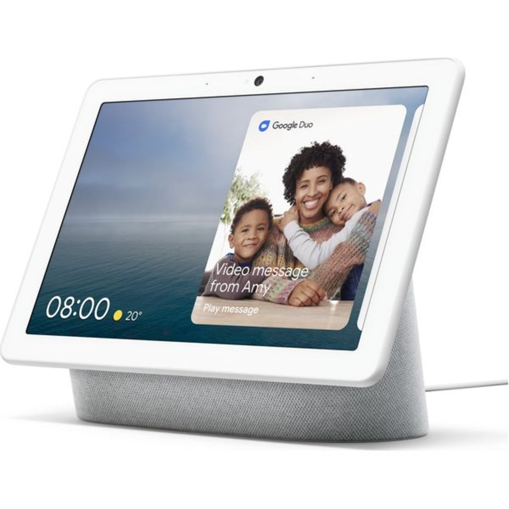 Google Nest Hub Max Smart Display - Google Assistant - Chalk - Home Control Speaker - New
