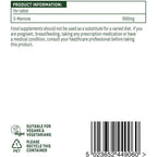 Natures Aid D-Mannose 1000mg Supplement - 60 Tablets - Urinary Tract Support - New - BBE 09/2026