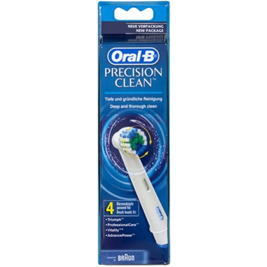Braun Oral-B EB17-4 Precision Clean Replacement Electric Toothbrush Heads 4 Pack - Damaged Box
