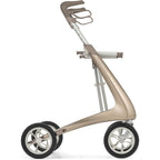 byACRE Carbon Ultralight Rollator Walker - 4.8kg Lightweight Mobility Aid - Champagne Gold Regular Size - Damaged Box