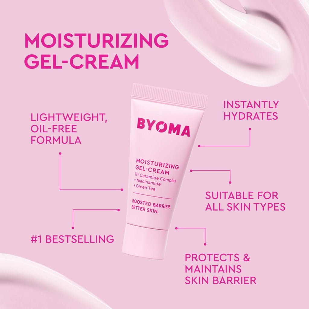 BYOMA Star Power Brightening Trio Skincare Set - Face Care Gift Pack - 5ml 60ml 15ml Serums & Moisturiser - New