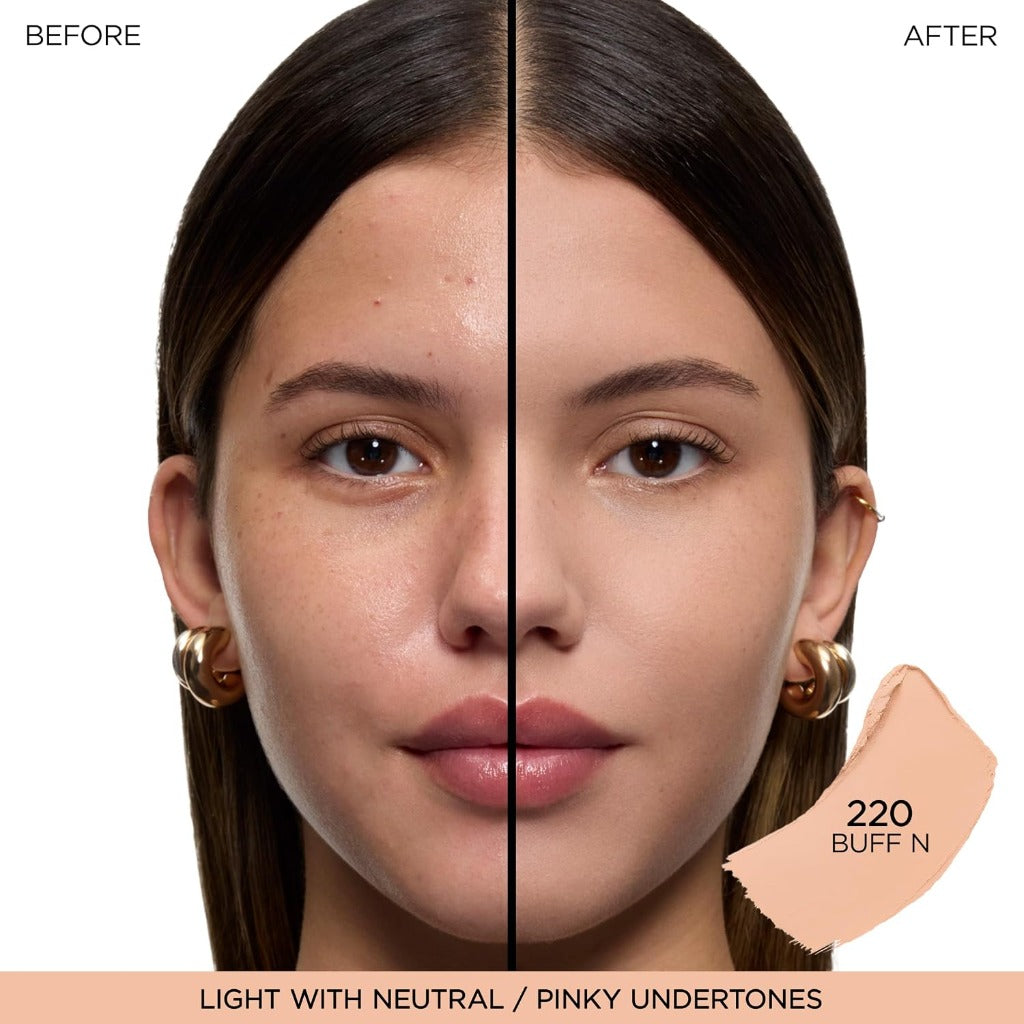 Lancôme Teint Idole Ultra Wear Shape Stick - 220 Buff N - Matte Foundation Concealer Contour - 24H Longwear Makeup - Damaged Box