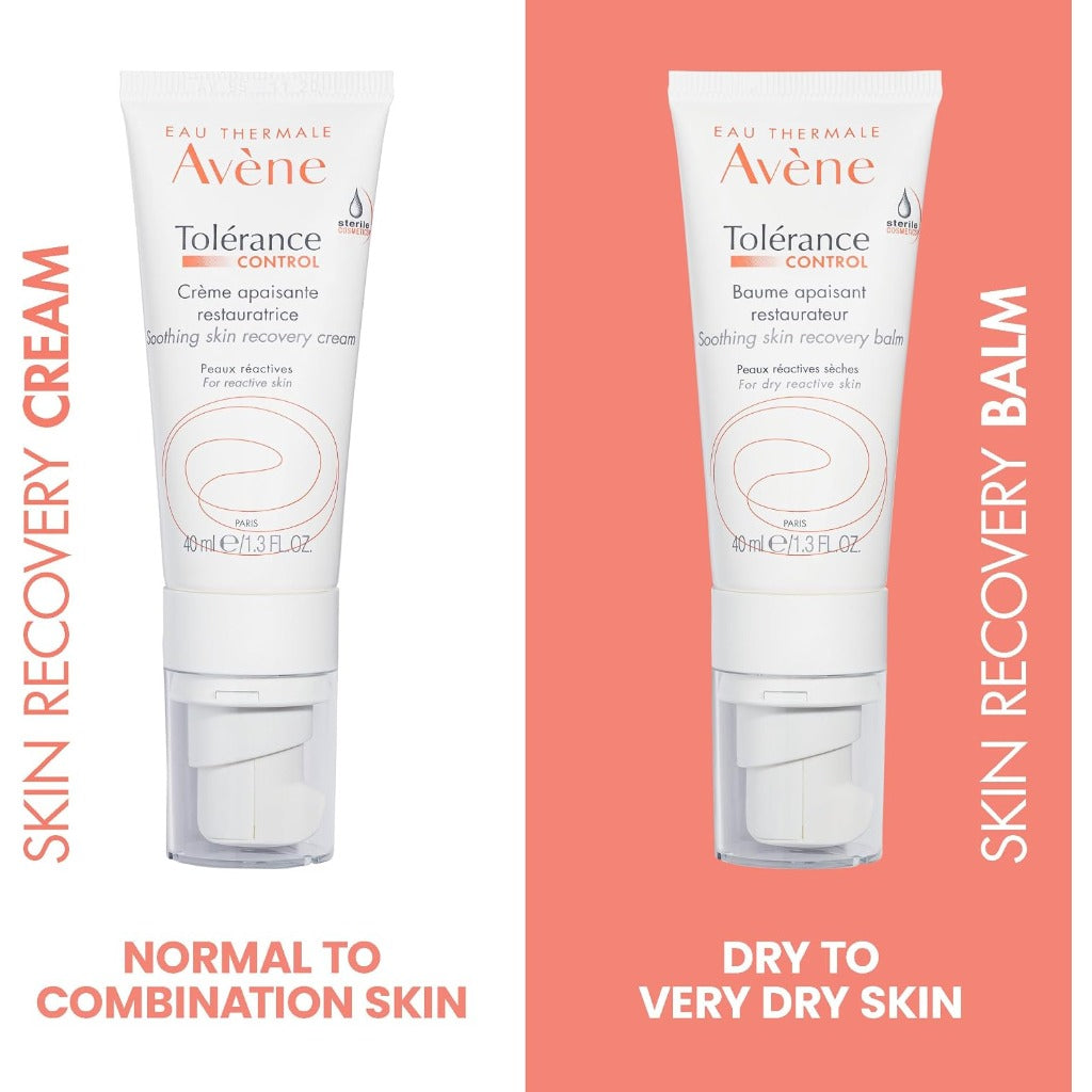 AVENE Tolerance Control Soothing Skin Recovery Cream - 40ml - Sensitive Skin Moisturiser - Damaged Box - BBE 12/2027