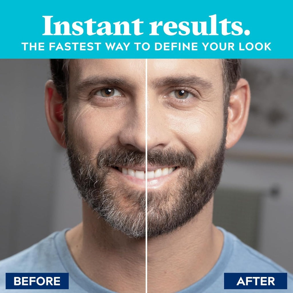 Just For Men Beard & Brow Colour - Brush-In Wash-Out Dark Brown Dye - Damaged Box