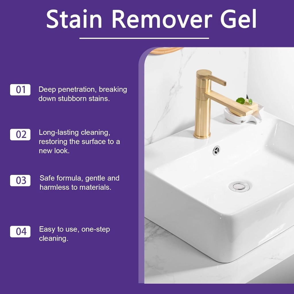 2PCS Mould Remover Gel - Long-Lasting Powerful Cleaning for Bathroom Shower Kitchen Tile Gaps Walls Silicone Sealant - Damaged Box - BBE 03/2029