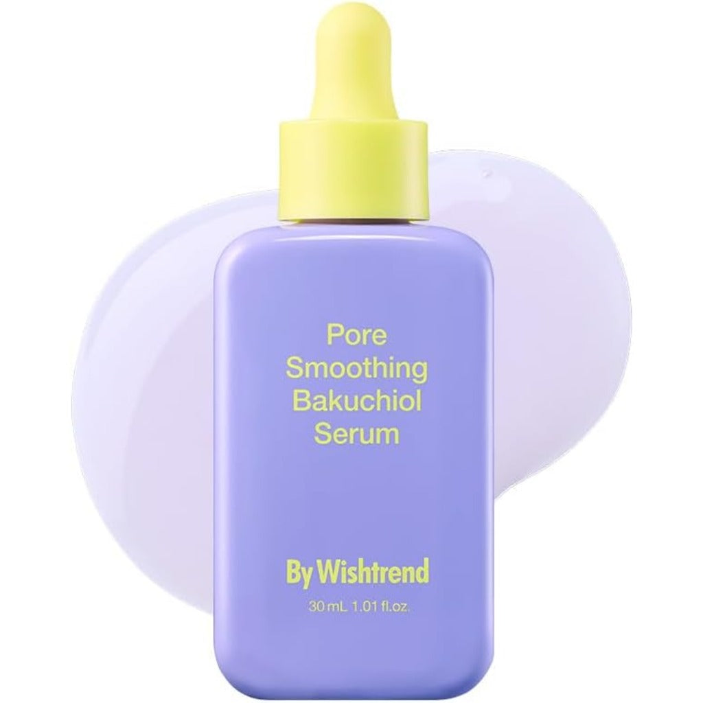By Wishtrend Pore Smoothing Bakuchiol Serum 1.01 Fl Oz - Niacinamide Peptide Collagen Pore Care Facial Treatment - New