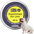 Noseprint SPF 50 Sun Protection Balm for Pets 100ml Tin - Dog Cat Nose Paw Sunscreen Cream Moisturising Non-Toxic Puppy - Damaged Box