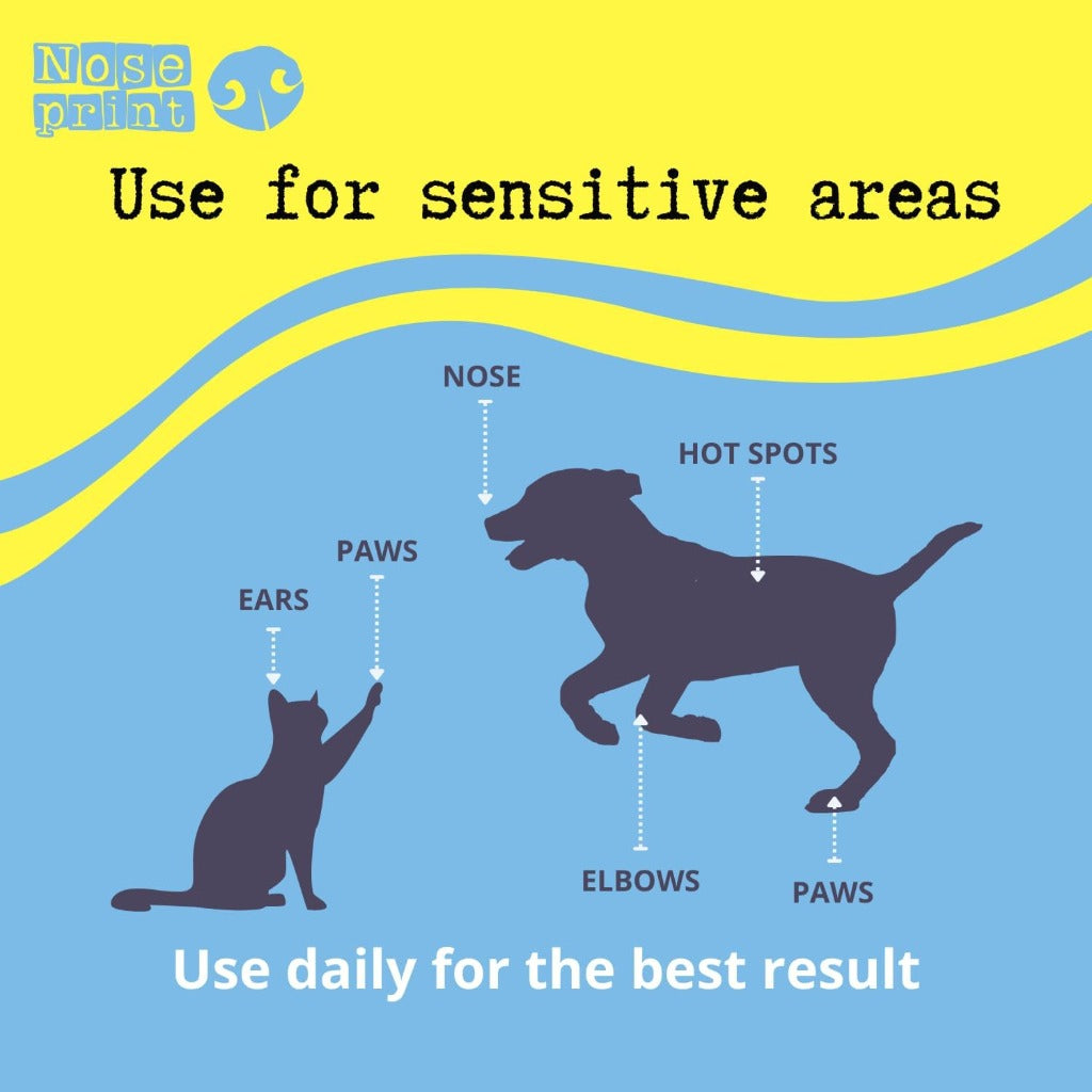 Noseprint SPF 50 Sun Protection Balm for Pets 100ml Tin - Dog Cat Nose Paw Sunscreen Cream Moisturising Non-Toxic Puppy - Damaged Box