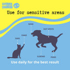 Noseprint SPF 50 Sun Protection Balm for Pets 100ml Tin - Dog Cat Nose Paw Sunscreen Cream Moisturising Non-Toxic Puppy - Damaged Box