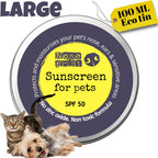 Noseprint SPF 50 Sun Protection Balm for Pets 100ml Tin - Dog Cat Nose Paw Sunscreen Cream Moisturising Non-Toxic Puppy - Damaged Box
