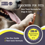 Noseprint SPF 50 Sun Protection Balm for Pets 100ml Tin - Dog Cat Nose Paw Sunscreen Cream Moisturising Non-Toxic Puppy - Damaged Box