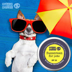 Noseprint SPF 50 Sun Protection Balm for Pets 100ml Tin - Dog Cat Nose Paw Sunscreen Cream Moisturising Non-Toxic Puppy - Damaged Box