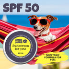 Noseprint SPF 50 Sun Protection Balm for Pets 100ml Tin - Dog Cat Nose Paw Sunscreen Cream Moisturising Non-Toxic Puppy - Damaged Box