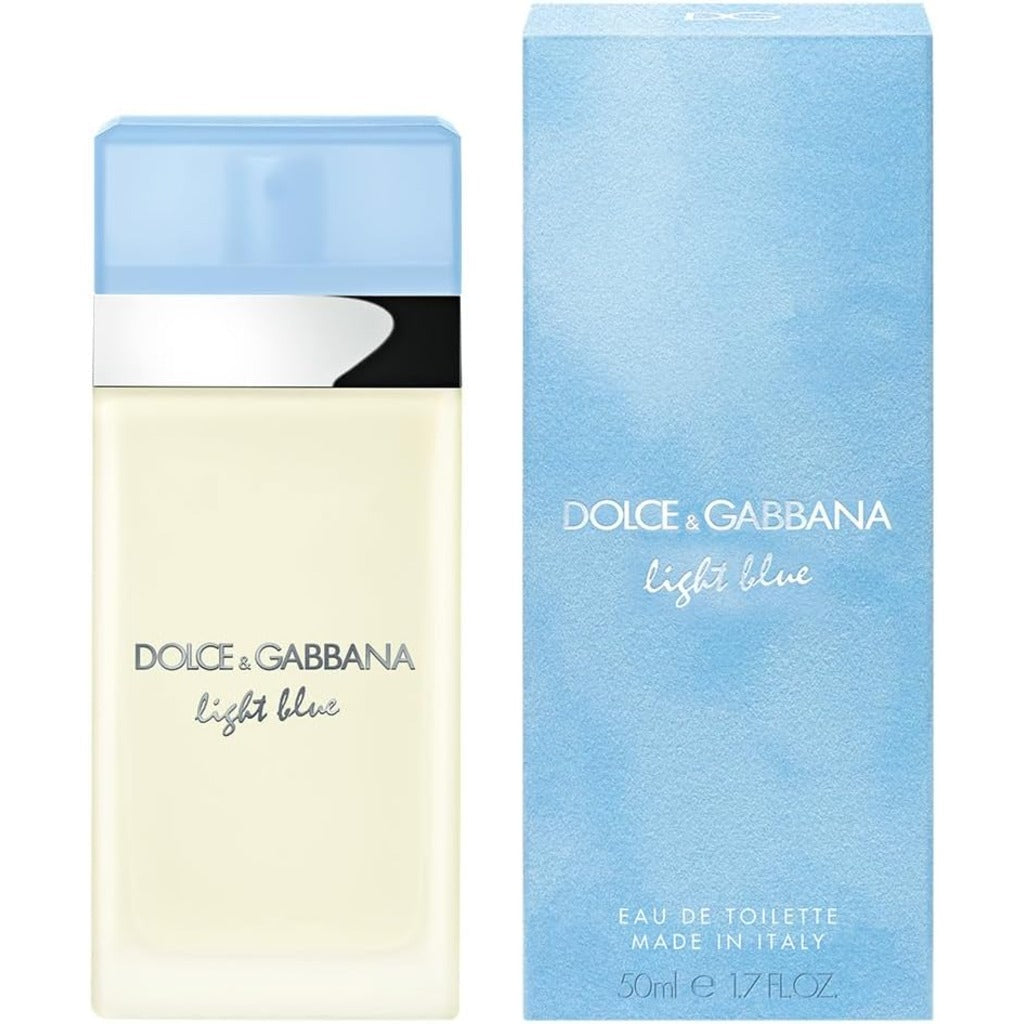 Dolce & Gabbana Light Blue Eau De Toilette For Women 50ml - EDT Spray Fragrance Perfume - New