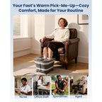 COMFIER Electric Foot Spa Massager - Heat - Automatic Rolling Massage - Pedicure Bath - Foot Relaxation - Home Use - Good