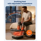 COMFIER Electric Foot Spa Massager - Heat - Automatic Rolling Massage - Pedicure Bath - Foot Relaxation - Home Use - Good