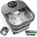COMFIER Electric Foot Spa Massager - Heat - Automatic Rolling Massage - Pedicure Bath - Foot Relaxation - Home Use - Good