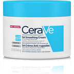 CeraVe SA Smoothing Cream 340g Pot - Salicylic Acid & Urea Exfoliating Body Moisturiser for Dry Rough Bumpy Skin - New