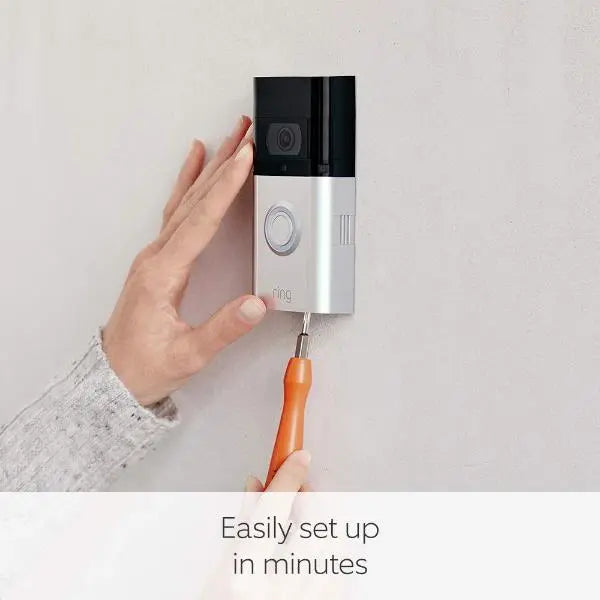 Ring Video Doorbell 3 Plus Battery Or Hardwired Video Doorbell With Pre Roll Video  - New Ring