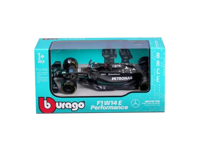 Bburago F1 W14 E Performance Mercedes #63 George Russell 1/43 Model 18-38080 Burago