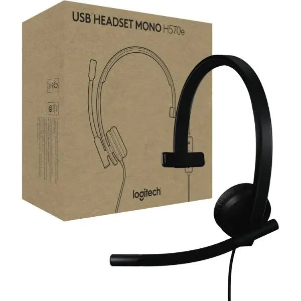 Logitech USB Headset Mono H570e - New Logitech